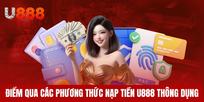 Điểm danh các hình thức nạp tiền phổ biến trên U888