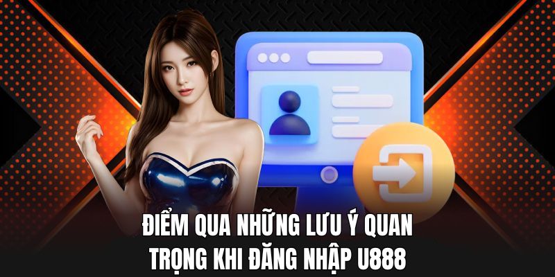 Các lưu ý thiết yếu khi đăng nhập vào U888 mà bạn không thể bỏ qua