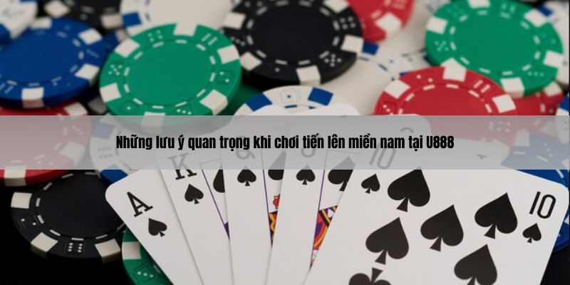 Những lưu ý quan trọng khi chơi tiến lên miền nam tại U888